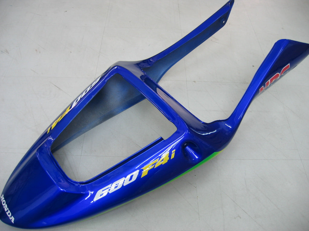 2001-2003 Honda CBR 600 F4i blauw en groen Movistar Racing stroomlijnkappen algemeen