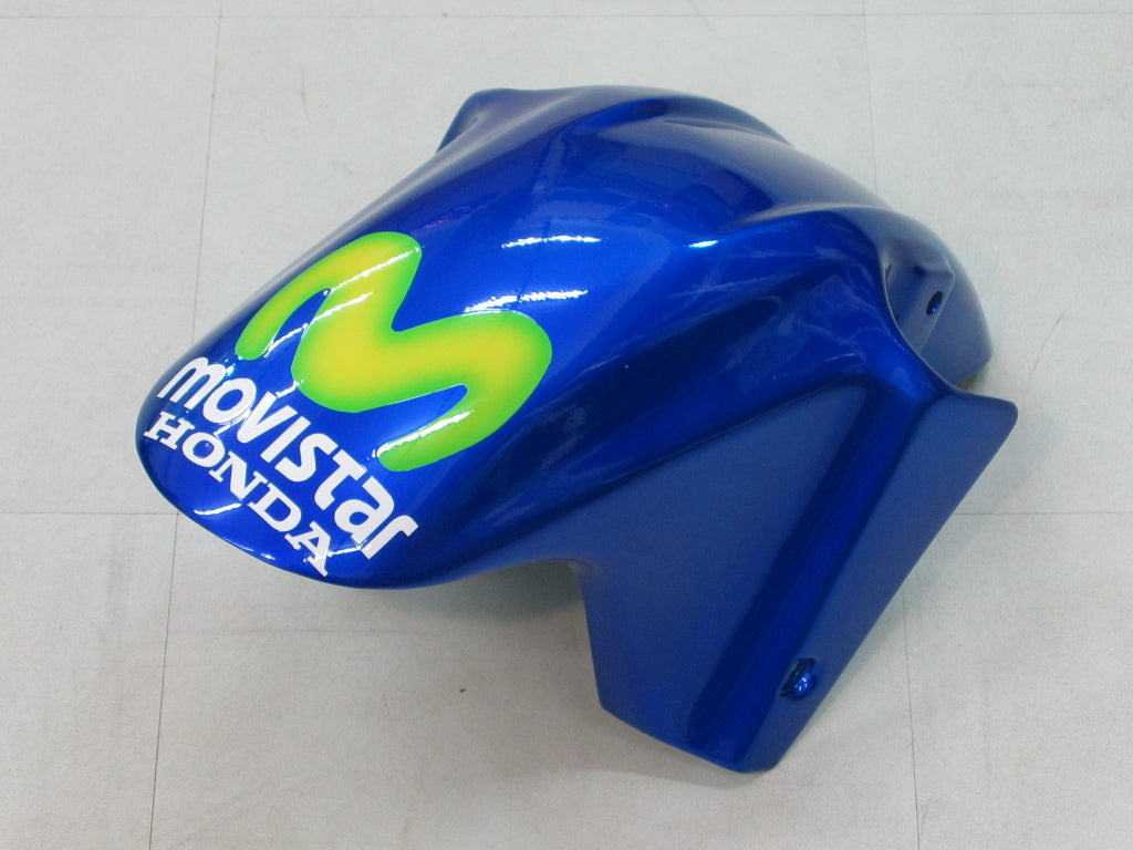 2004-2007 Honda CBR 600 F4i blauw en groen Movistar Racing stroomlijnkappen algemeen