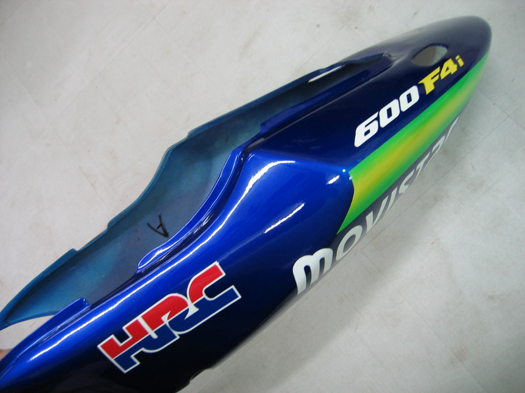 2004-2007 Honda CBR 600 F4i blauw en groen Movistar Racing stroomlijnkappen algemeen