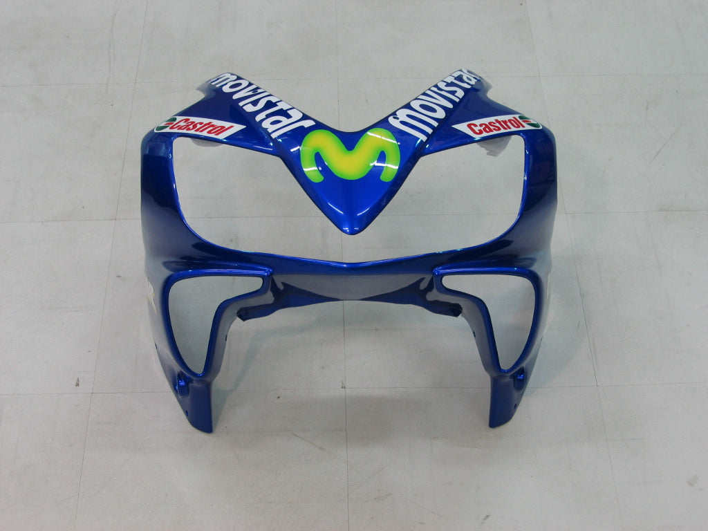 2004-2007 Honda CBR 600 F4i blauw en groen Movistar Racing stroomlijnkappen algemeen