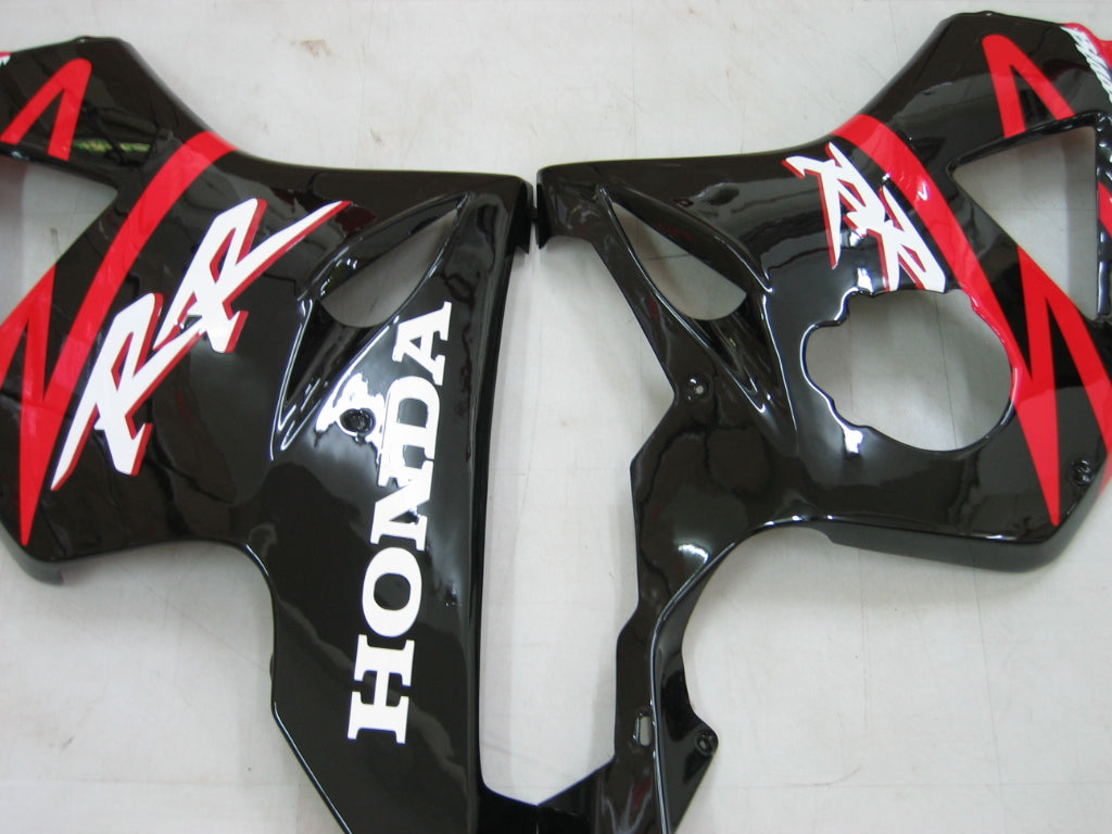 2002-2003 Honda CBR 954 RR rood en zwart RR Racing stroomlijnkappen algemeen