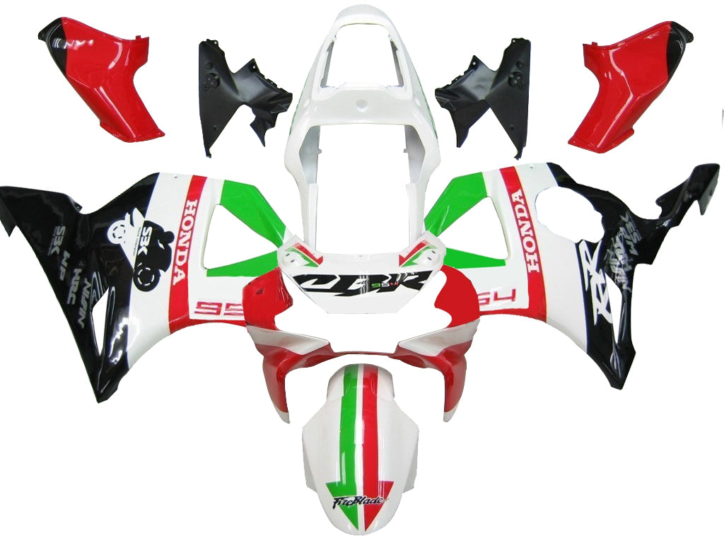 2002-2003 Honda CBR 954 RR Carénages Honda Racing multicolores génériques