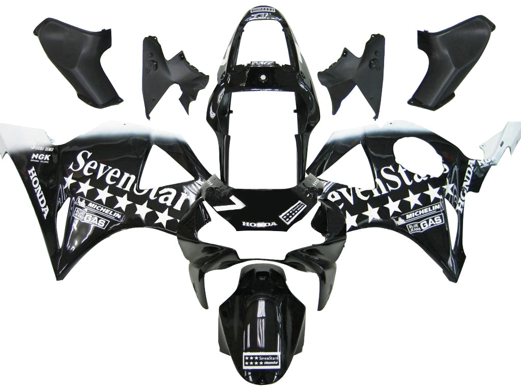 2002-2003 Honda CBR 954 RR Noir Carénages SevenStars Racing Générique