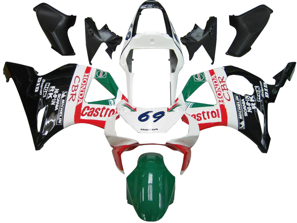 2002-2003 Honda CBR 954 RR nr. 69 Castrol CBR Racing algemeen