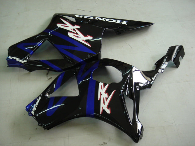 2002-2003 Honda CBR 954 RR blauw en zwart RR Racing stroomlijnkappen algemeen