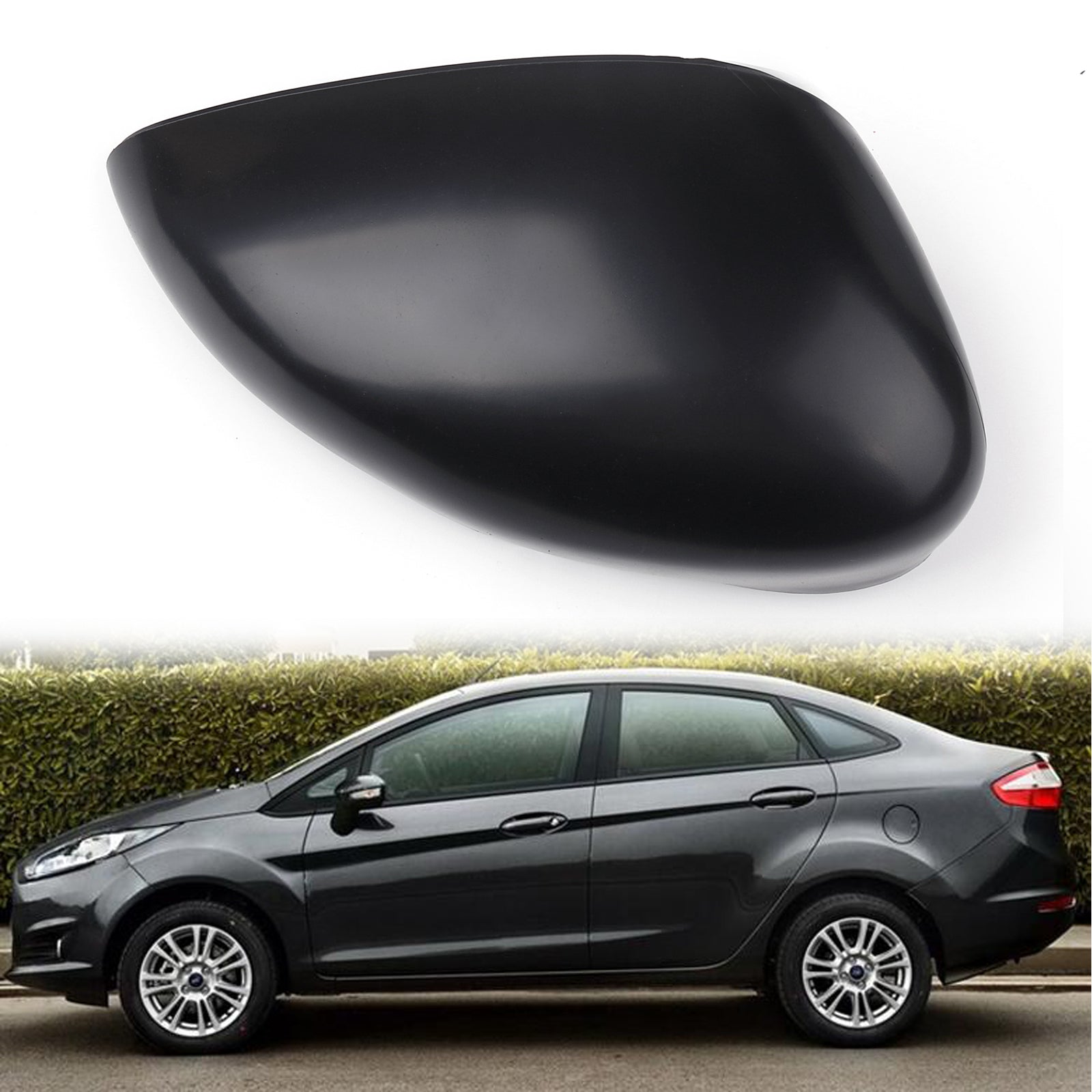 Couvercle de rétroviseur latéral de porte d'aile gauche/droite Ford Fiesta 2009-2015