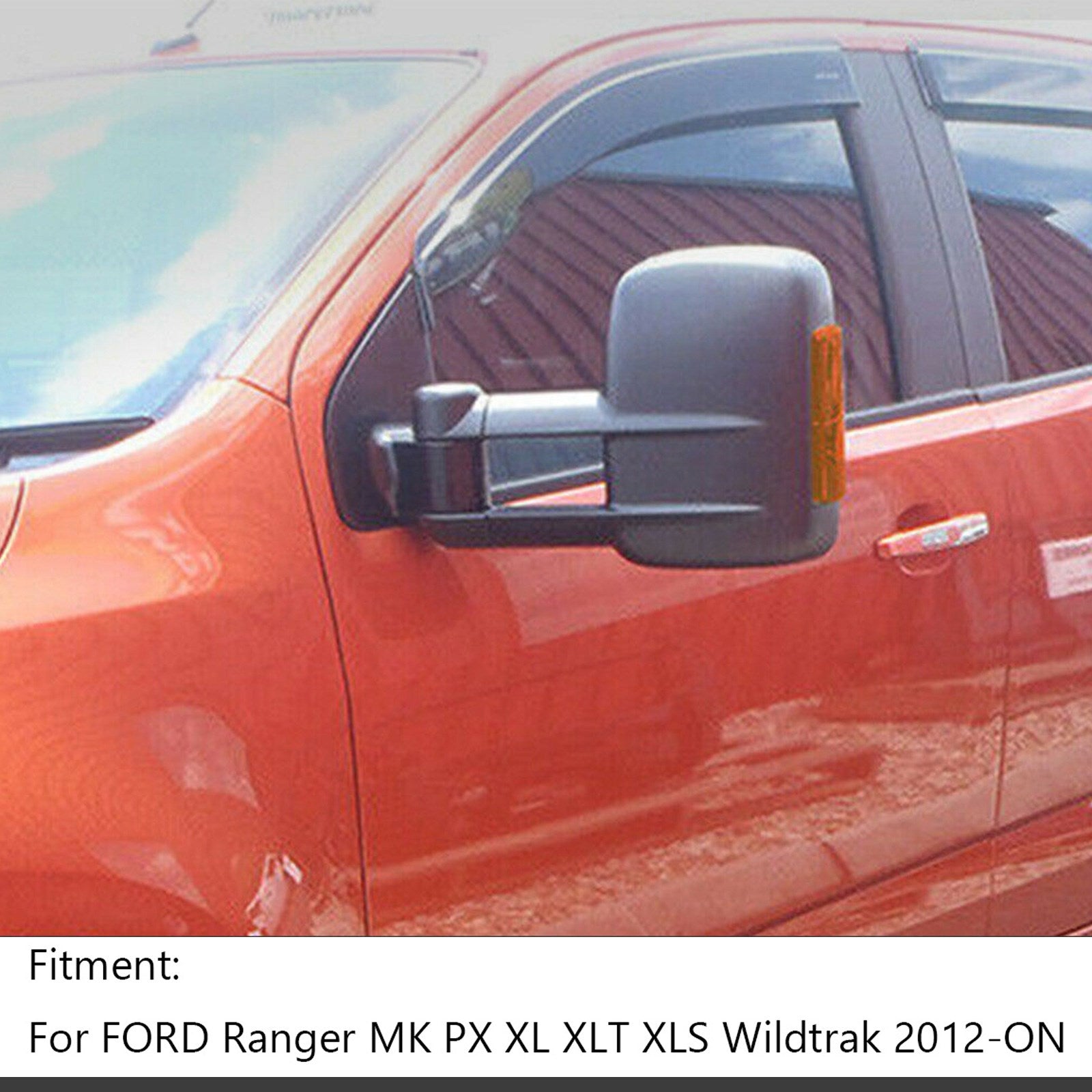 Rétroviseurs de remorquage extensibles Wildtrak pour FORD Ranger MK PX XL XLT XLS à partir de 2012, génériques