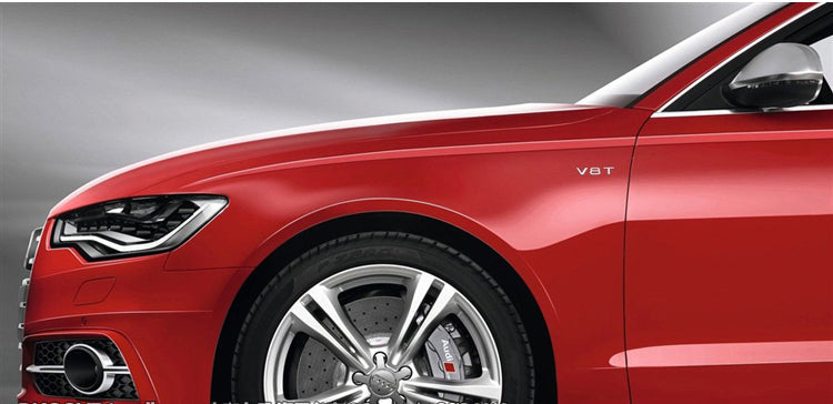 V8T Emblem Badge Fit For Audi A1 A3 A4 A5 A6 A7 Q3 Q5 Q7 S6 S7 S8 S4 SQ5 Chrome Generic
