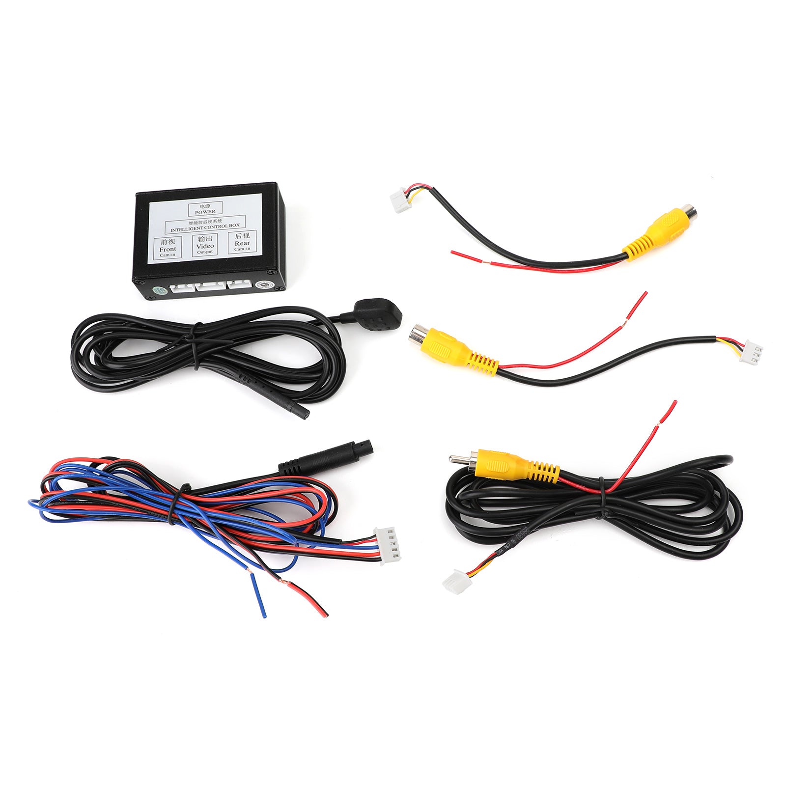 Universele Auto SUV Voor Achter Parkeerplaats View Camera Schakelaar 2 Kanaals Control Box Converter