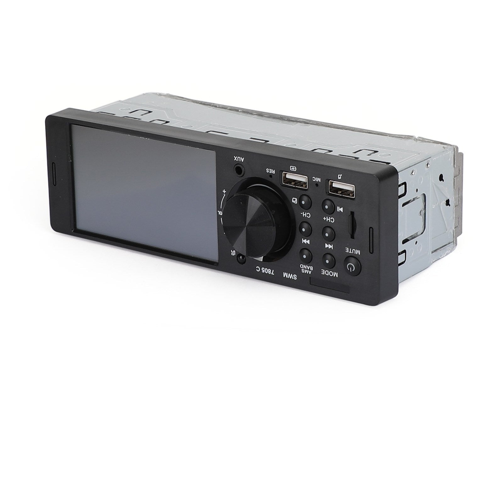 Lecteur MP5 de voiture simple DIN 4.1 pouces, écran tactile, Radio stéréo FM, Bluetooth + caméra