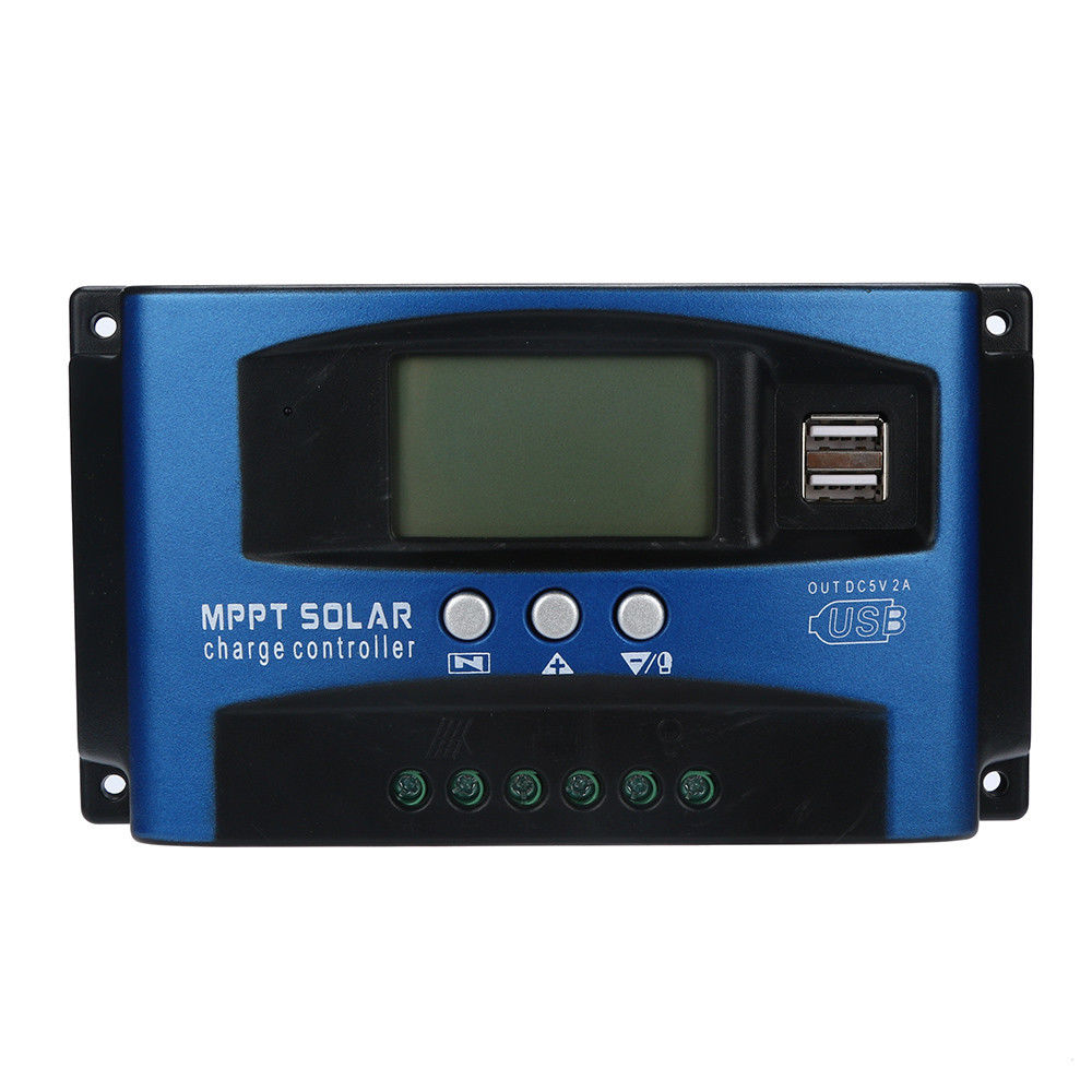 Contrôleur de Charge solaire MPPT PWM 12V-48V, chargeur au Lithium Lifepo4 au plomb