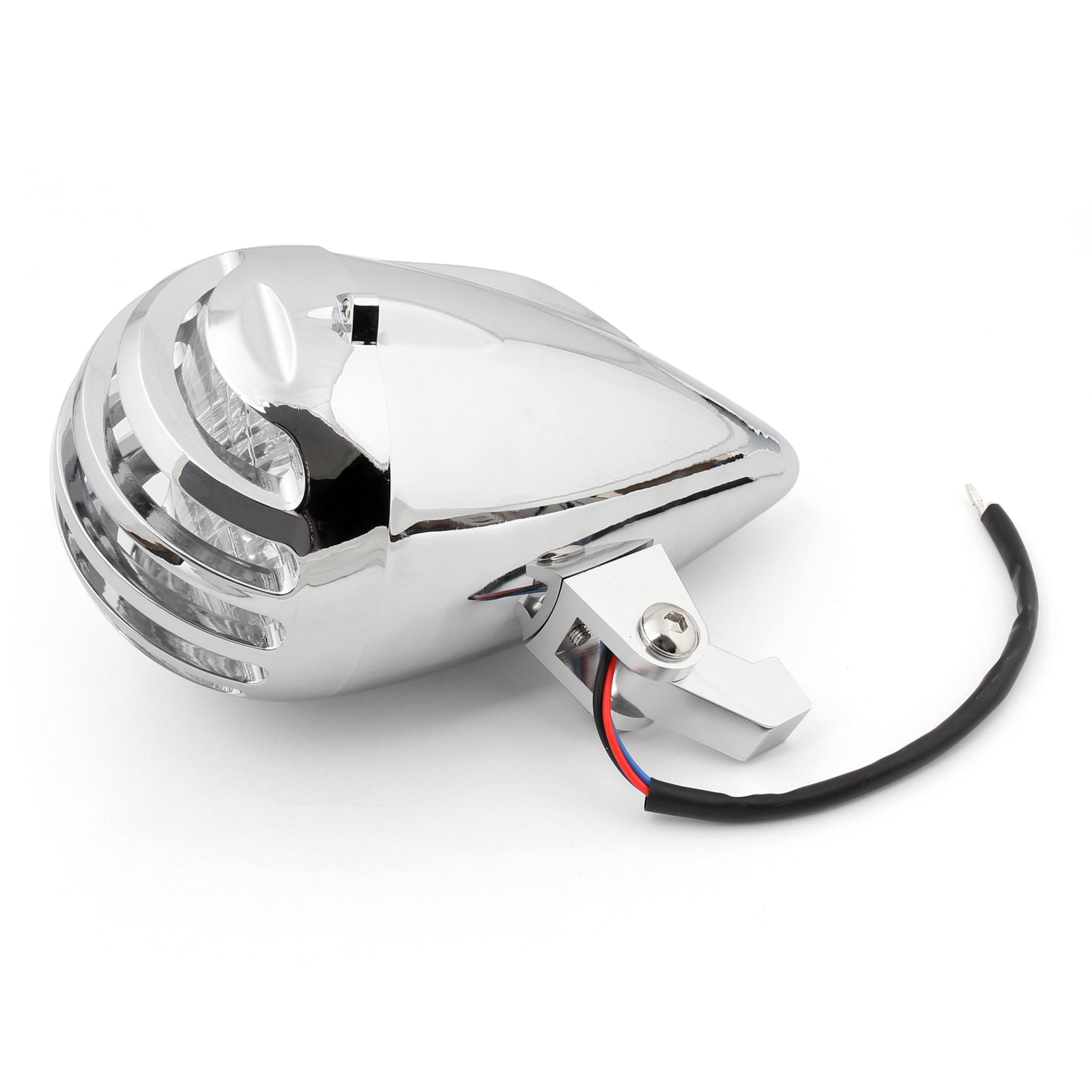 5 1/2" Motorcycle Chrome Bullet Headlight Lamp For Cafe Racer Bobber Chopper Custom Generic