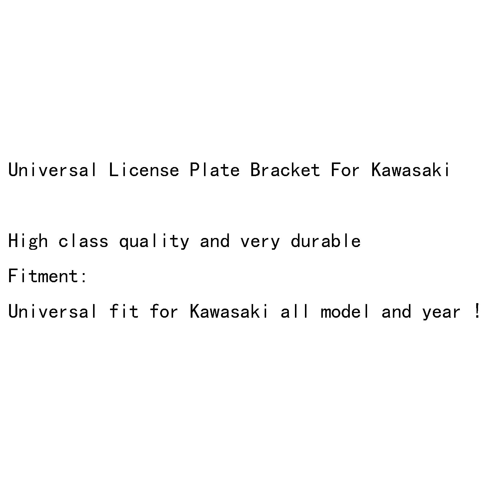Universele Kentekenplaatbeugel Voor Kawasaki NINJA 250R ZX6R ZX9R ZX10R ZX12R Generiek