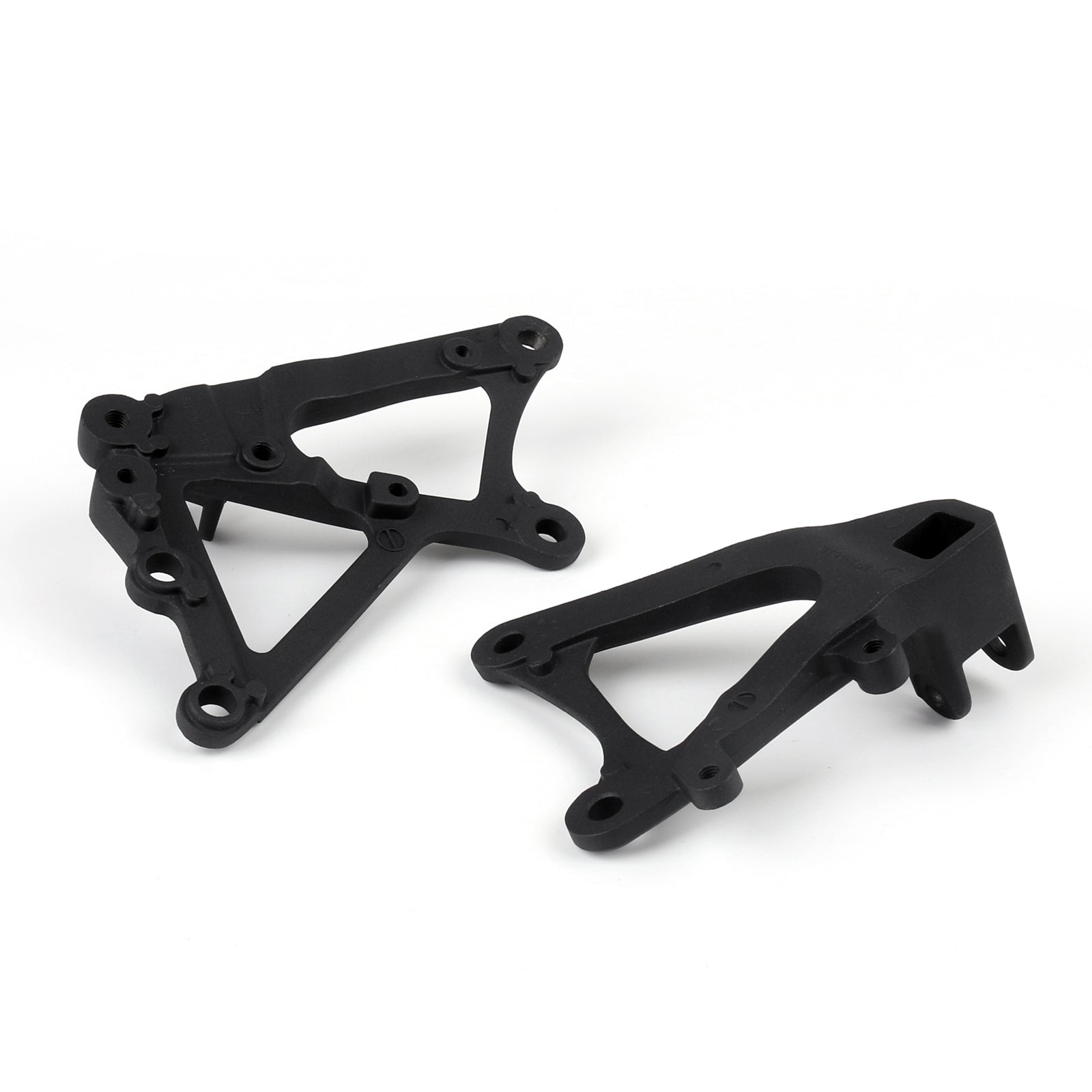 Jeu de supports de repose-pieds avant pour Yamaha YZF R1 2009 – 2011, noir générique