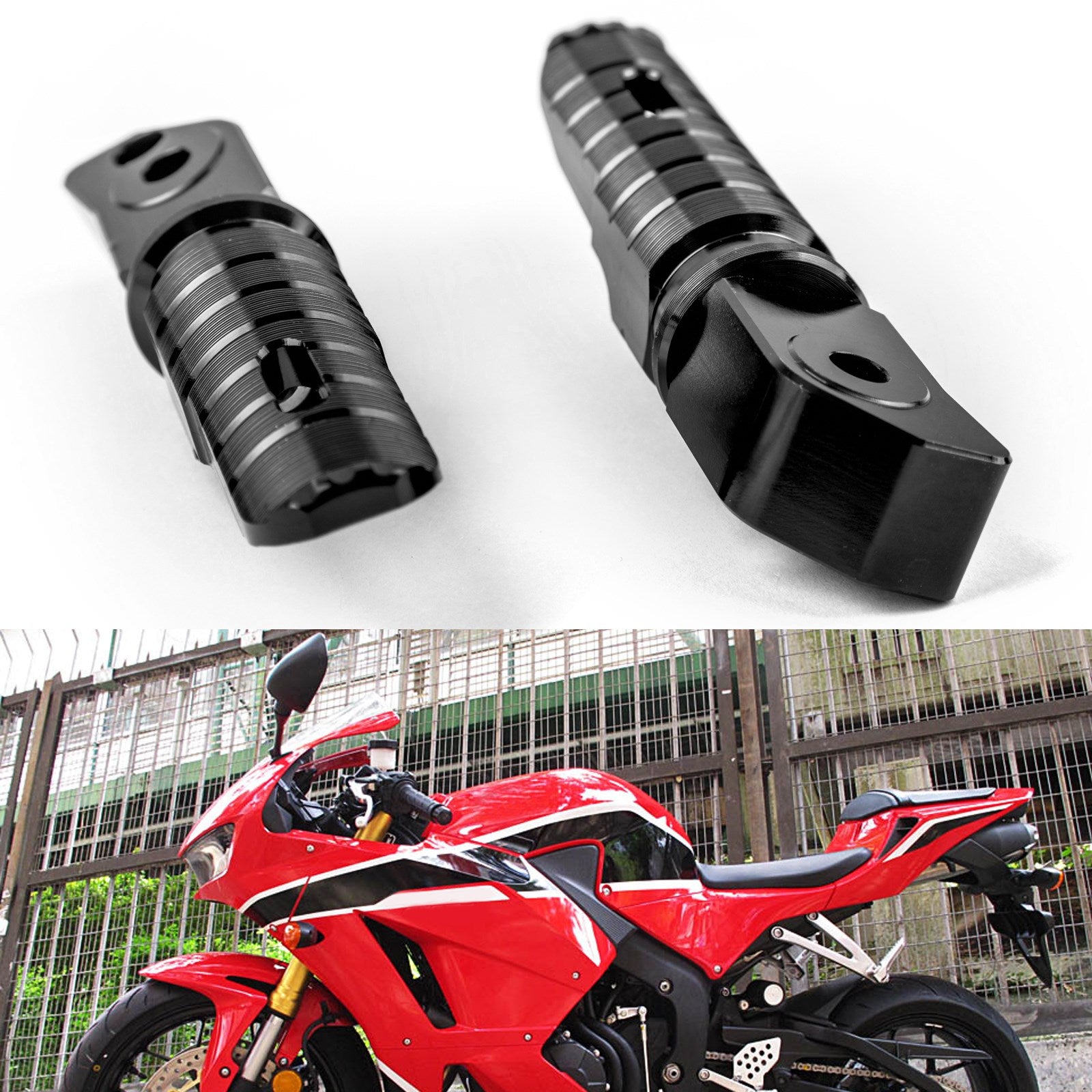 Repose-pieds arrière repose-pieds pour HONDA CBR250RR CBR600RR CBR1000RR CB1100 CBR900