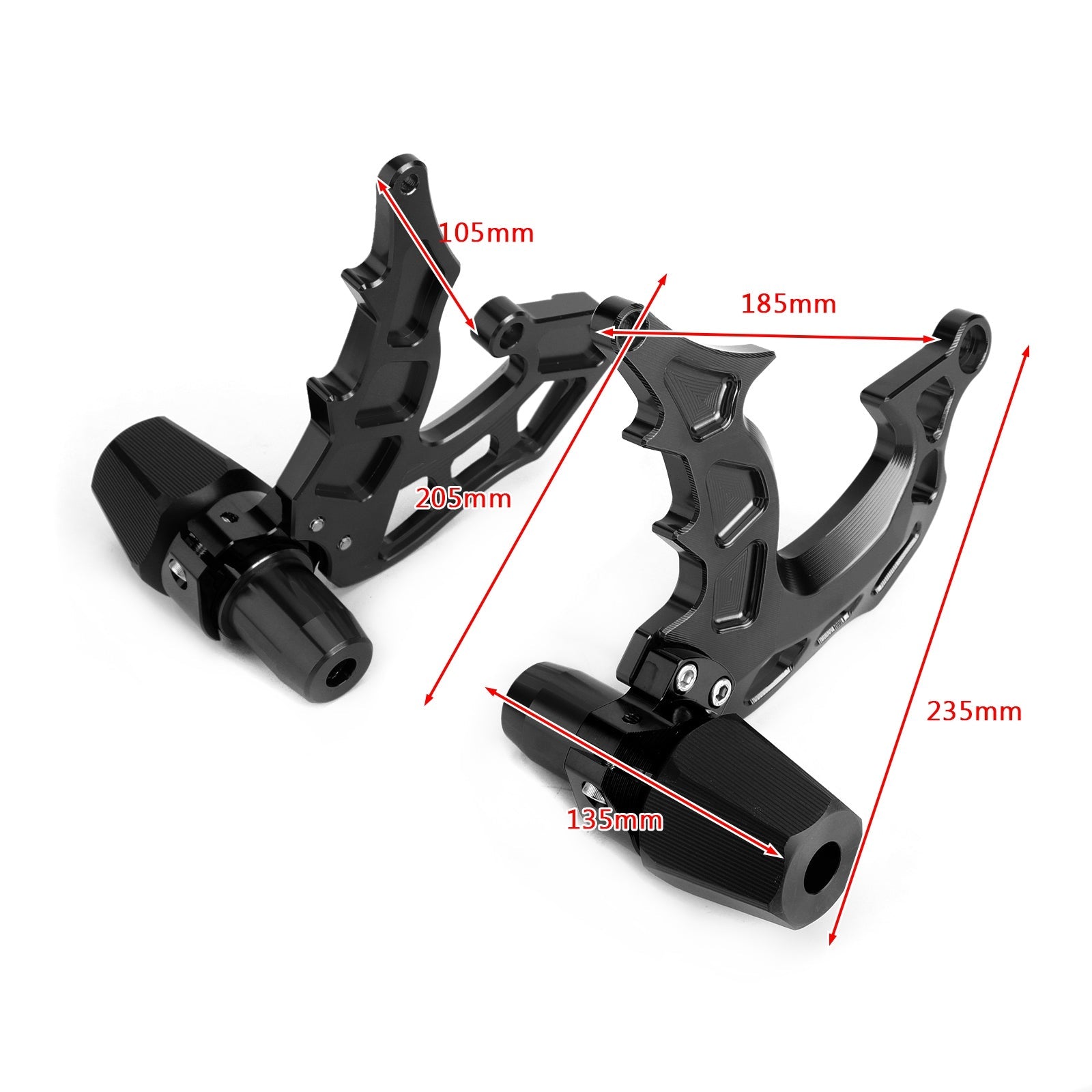 Frame Sliders Crash Pad Protector Engine Guard For Yamaha FZ-07 MT-07 MT07 14-18 Generic