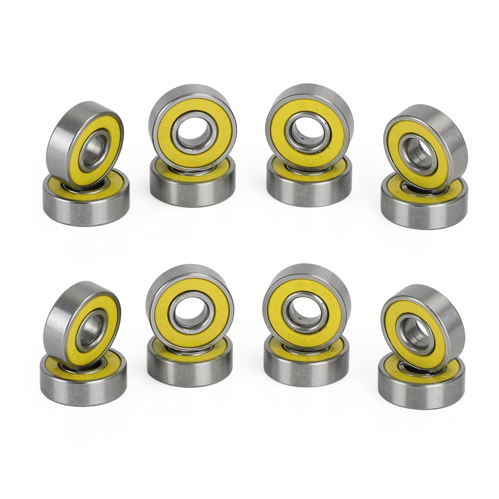 Skateboard Longboard Wheelchair Bearings Percision 608RS ABEC9 Bearing 8x22x7mm