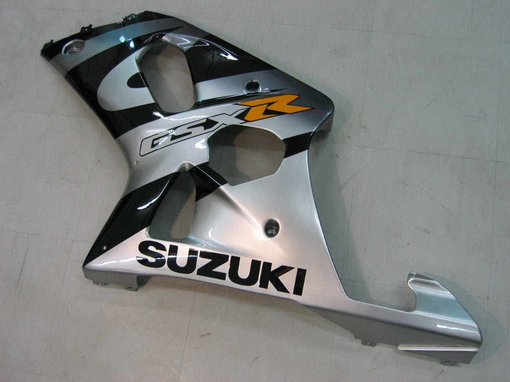 2000-2002 Suzuki GSXR 1000 Carénages Amotopart Argent & Noir Racing