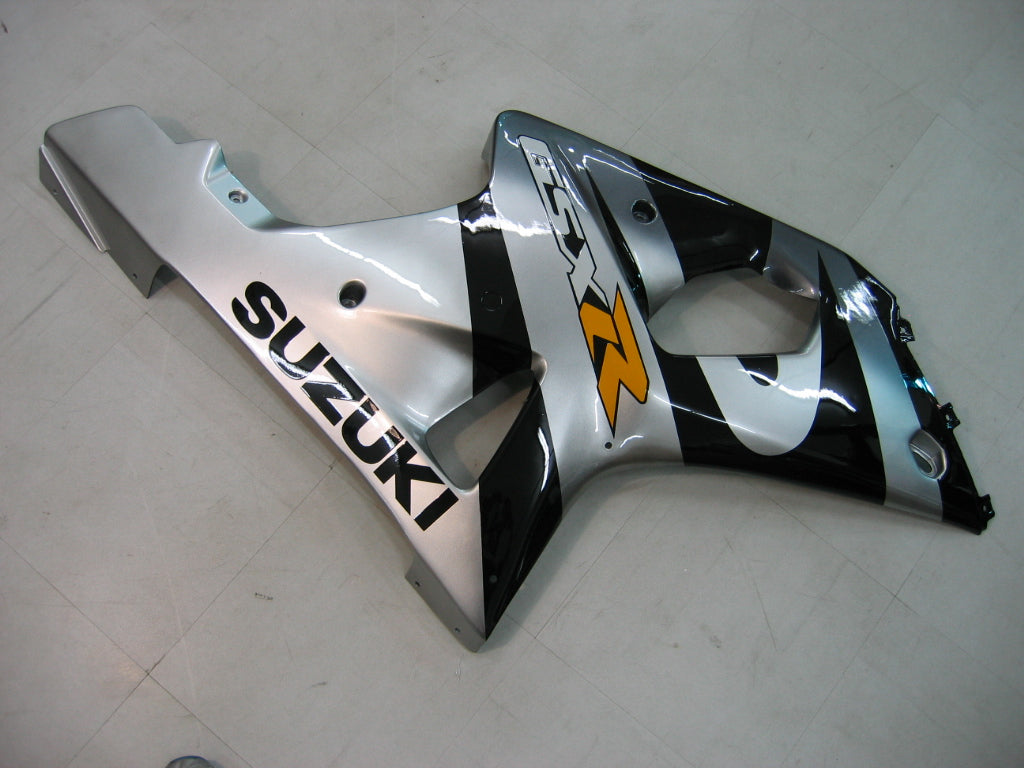 2000-2002 Suzuki GSXR 1000 Carénages Amotopart Argent & Noir Racing