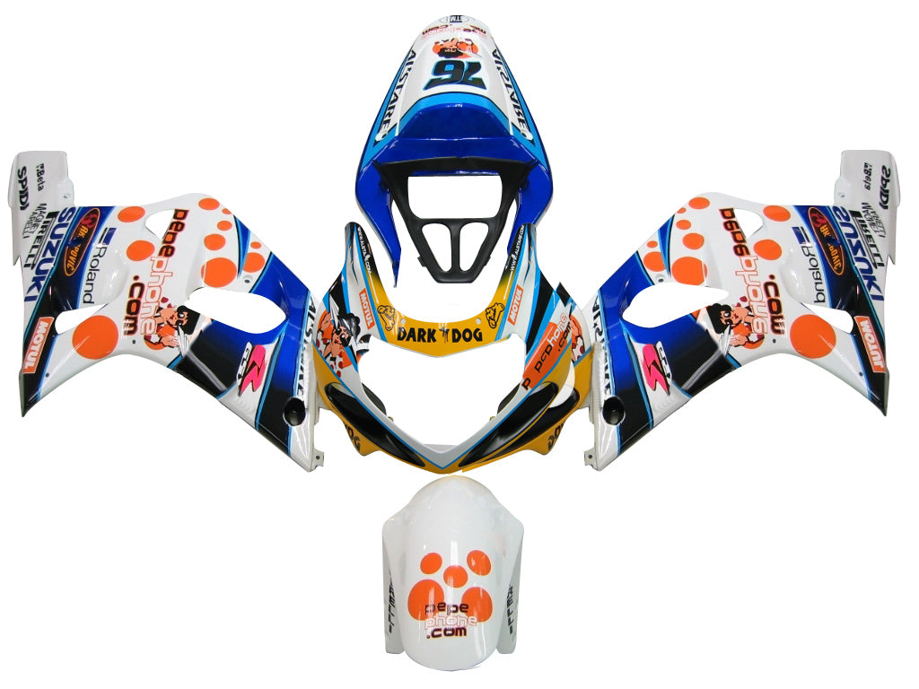 2000-2002 Suzuki GSXR 1000 Multi-Color pepephone Racing Fairings Generic