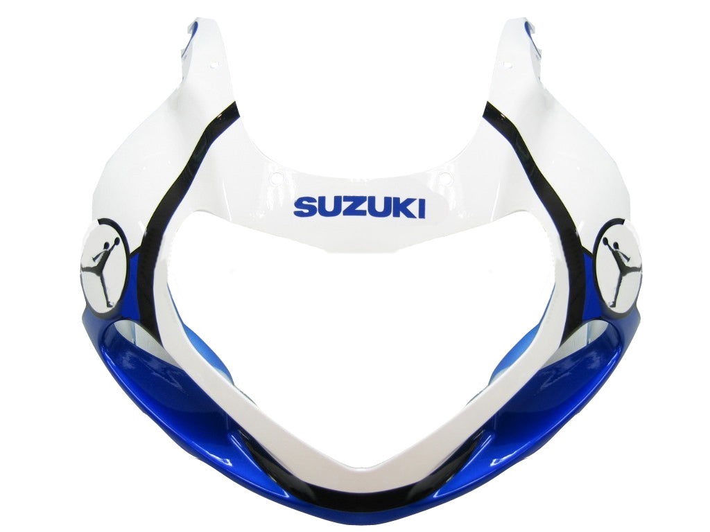 2000-2002 Suzuki GSXR 1000 White & Blue Jordan Racing Fairings Generic