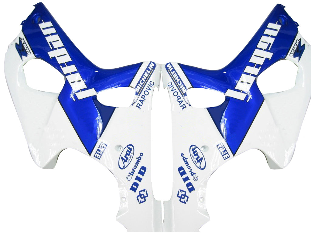 2000-2002 Suzuki GSXR 1000 White & Blue Jordan Racing Fairings Generic