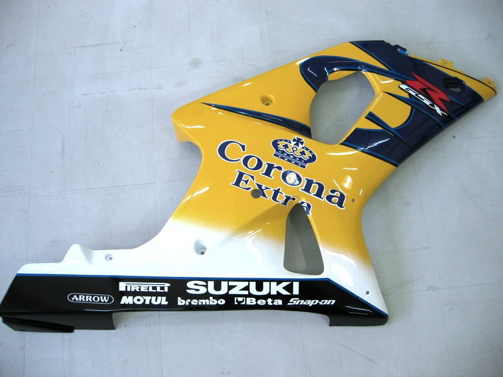 2000-2002 Suzuki GSXR 1000 amarillo y azul Corona GSXR Racing carenados genéricos