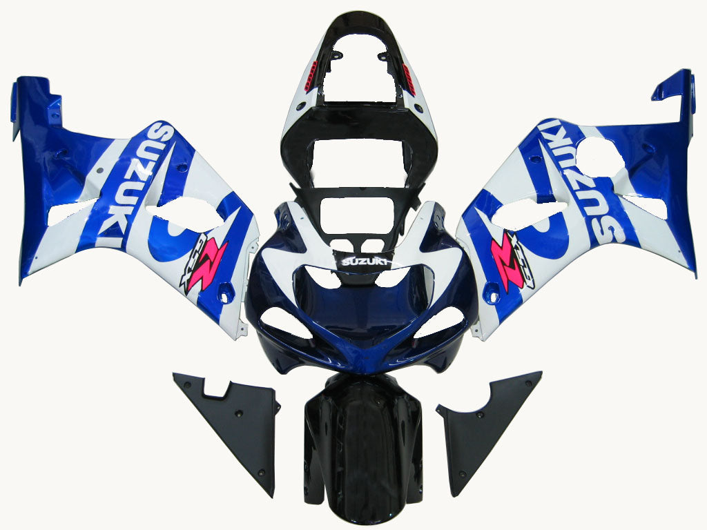 2000-2002 Suzuki GSXR 1000 Blue & Black GSXR Racing Fairings Generic