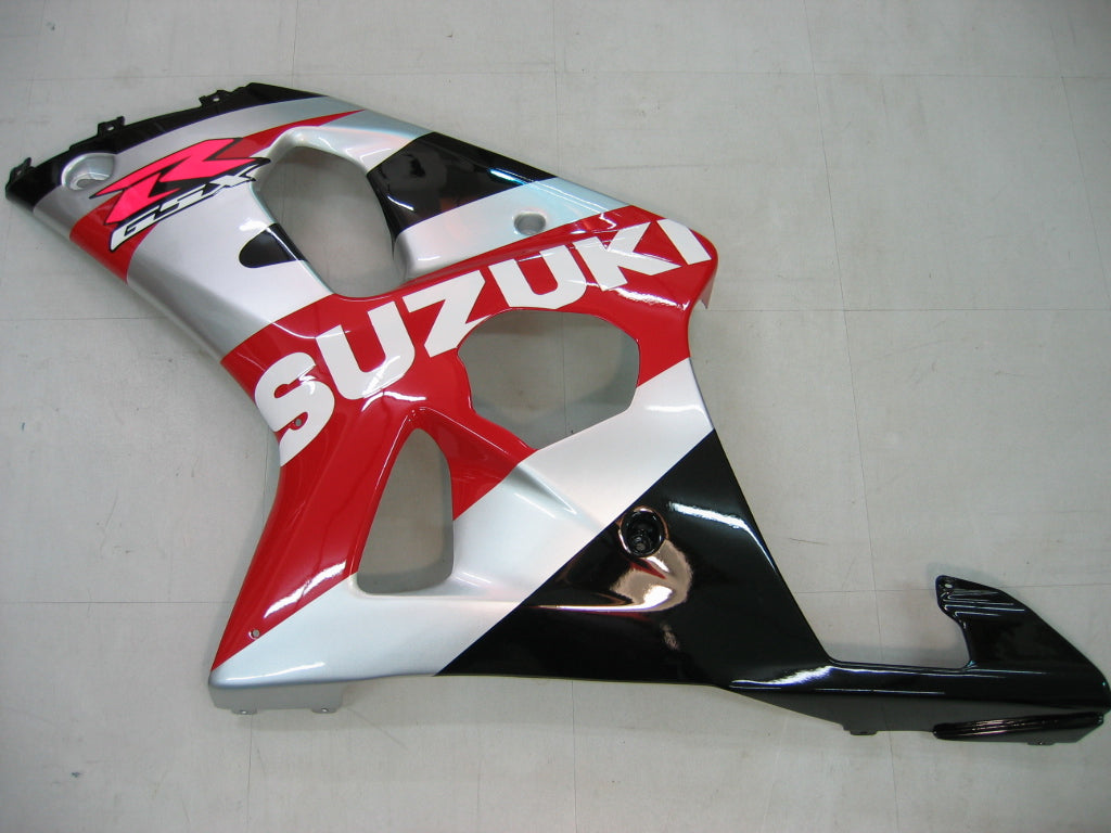 2000-2002 Suzuki GSXR 1000 Carenados de carreras GSXR negros y rojos genéricos