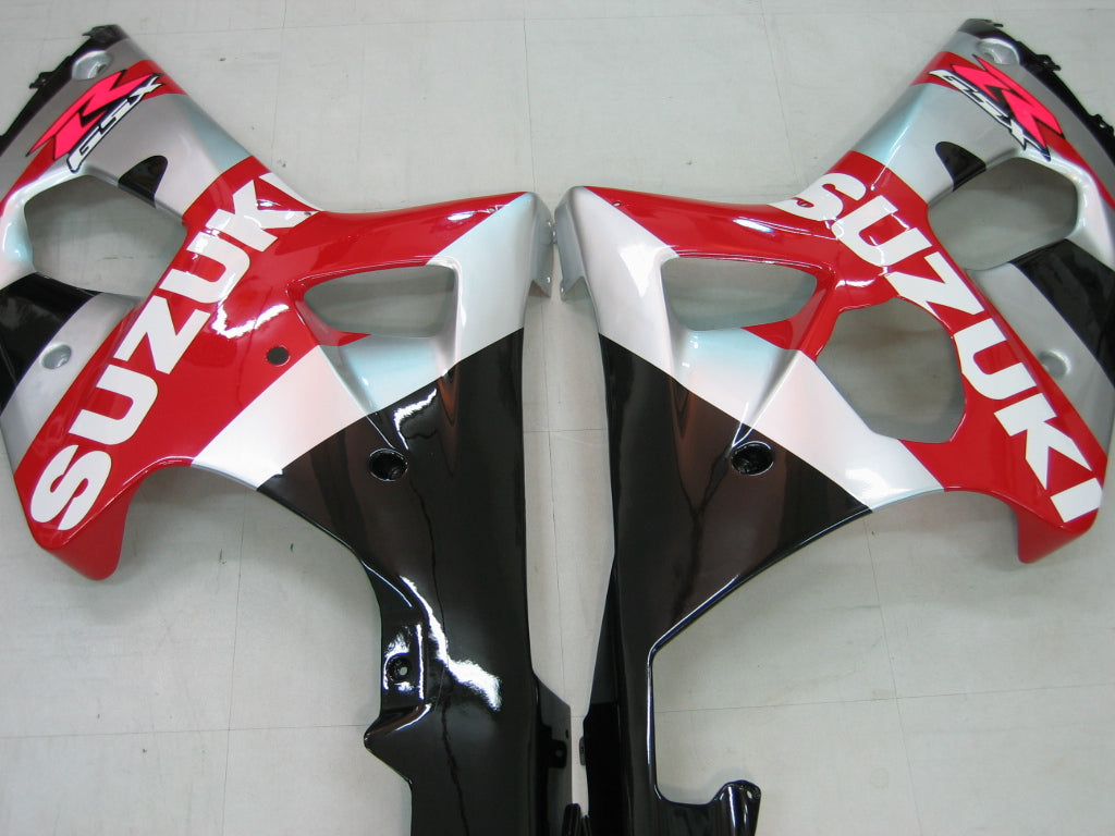 2000-2002 Suzuki GSXR 1000 Carenados de carreras GSXR negros y rojos genéricos