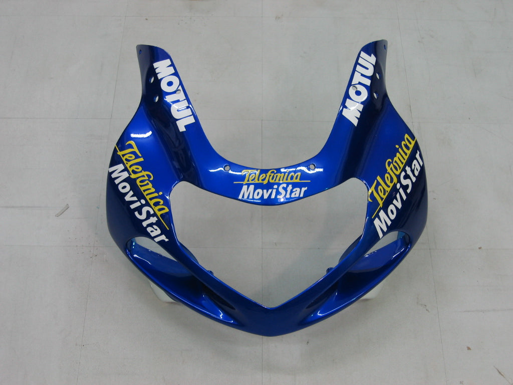 2000-2002 Suzuki GSXR 1000 Blue Movistar Racing Fairings Generic