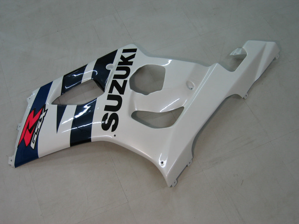 2003-2004 Suzuki GSXR 1000 Blanc & Bleu GSXR Racing Amotopart Carénages