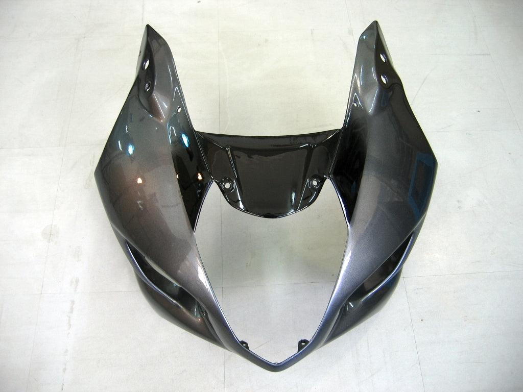 2003-2004 Suzuki GSXR 1000 Silver & Black GSXR Racing Fairings Generic