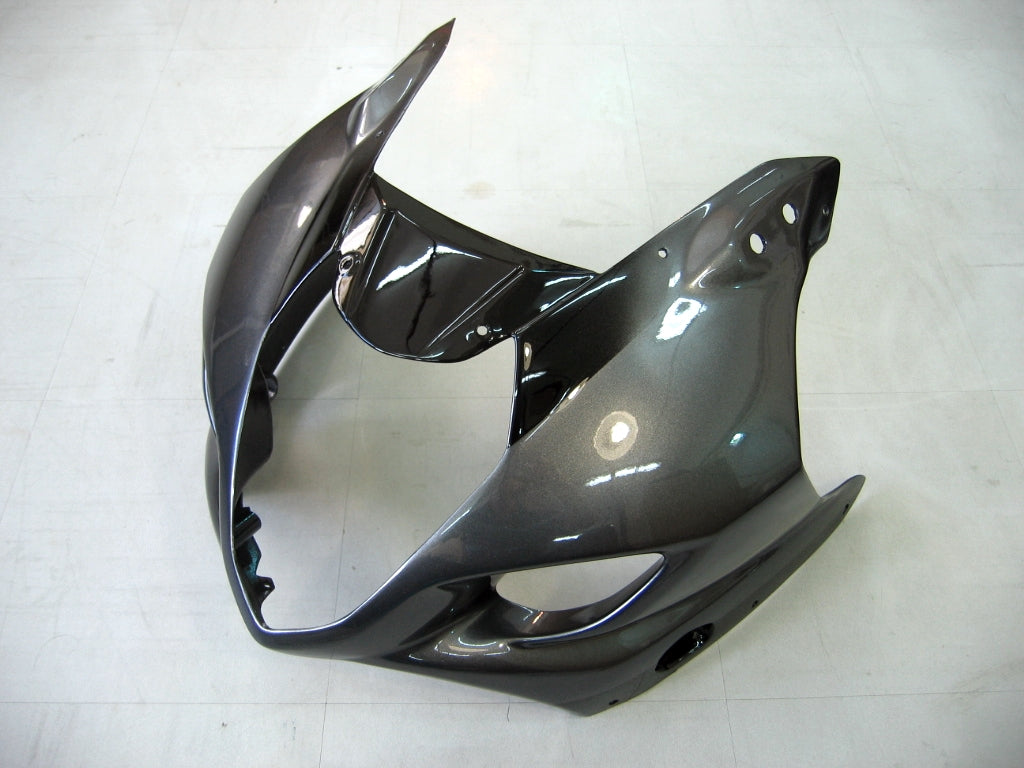 2003-2004 Suzuki GSXR 1000 Silver & Black GSXR Racing Fairings Generic