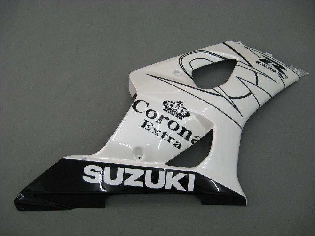 2003-2004 Suzuki GSXR 1000 White Corona GSXR Racing Fairings Generic