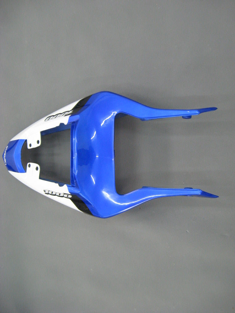 For GSXR1000 2003-2004 Bodywork Fairing Black Blue ABS Injection Molded Plastics Set