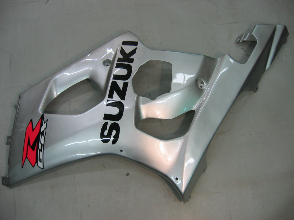 2003-2004 Suzuki GSXR 1000 Argent GSXR Racing Carénages Générique