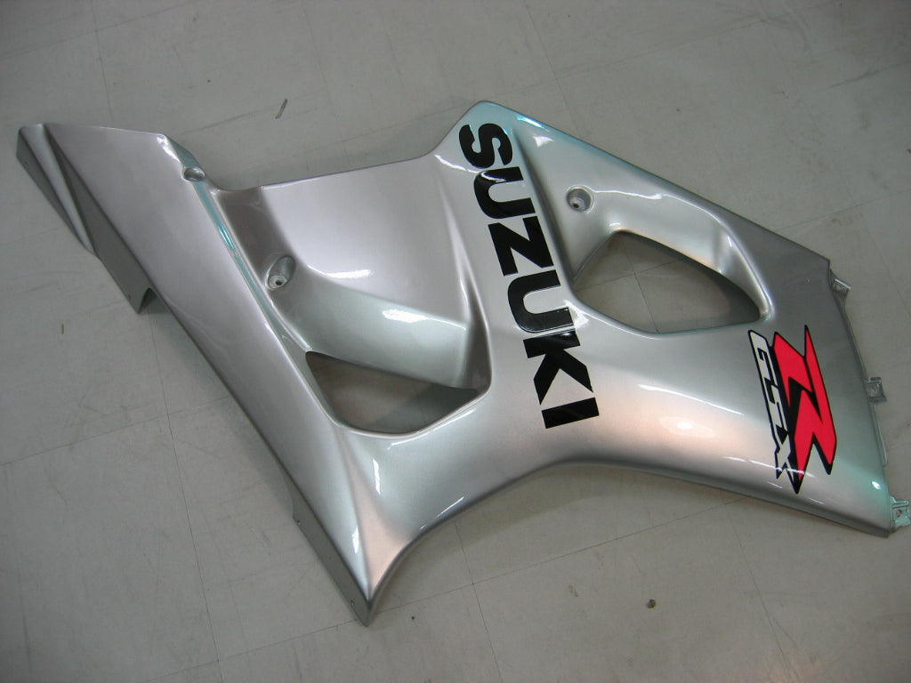 2003-2004 Suzuki GSXR 1000 Argent GSXR Racing Carénages Générique