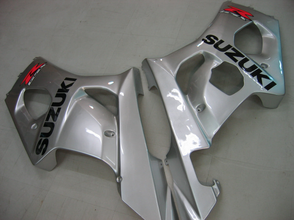 2003-2004 Suzuki GSXR 1000 Silver GSXR Racing Fairings Generic