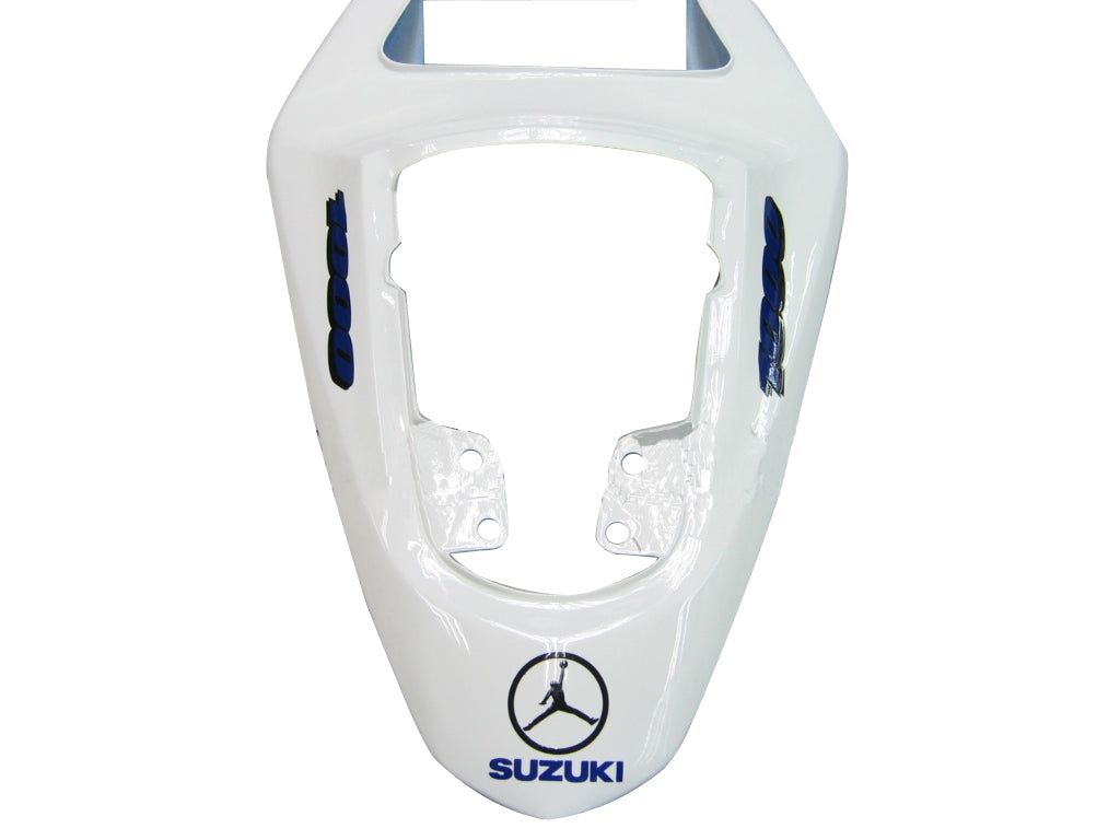 2003-2004 Suzuki GSXR 1000 Blanc et Bleu Jordan Racing Carénages Générique