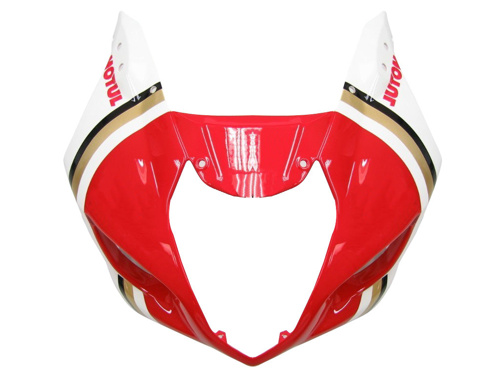 2003-2004 Suzuki GSXR 1000 White and Red Lucky Strike Racing Fairings Generic