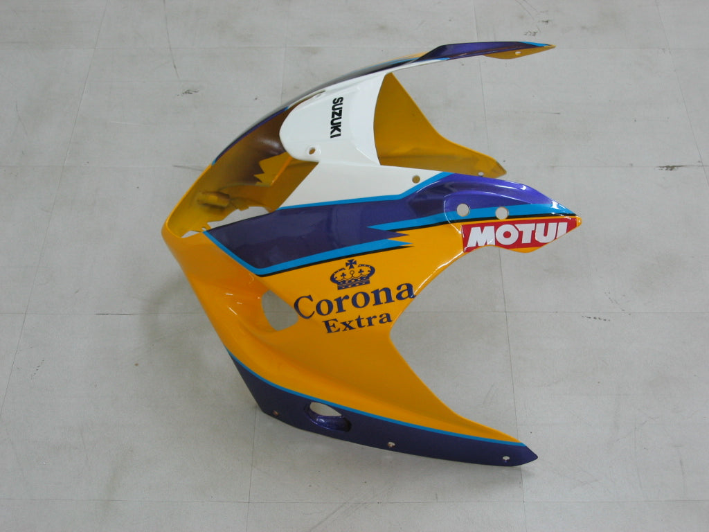 2003-2004 GSXR1000 Bodywork Fairing Yellow ABS Injection Molded Plastics Set Generic