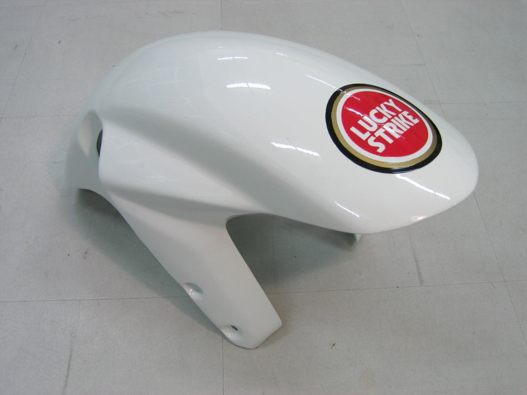 2003-2004 GSXR1000 Bodywork Fairing Svart Rød ABS Sprøytestøpt plastsett Generisk