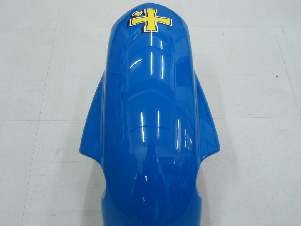 2003-2004 GSXR1000 Carénage de carrosserie Noir Bleu ABS Plastiques moulés par injection Ensemble générique