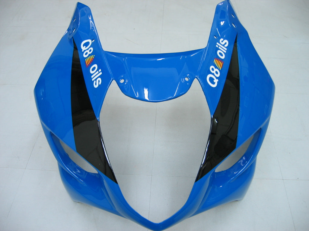 2003-2004 GSXR1000 Carénage de carrosserie Noir Bleu ABS Plastiques moulés par injection Ensemble générique