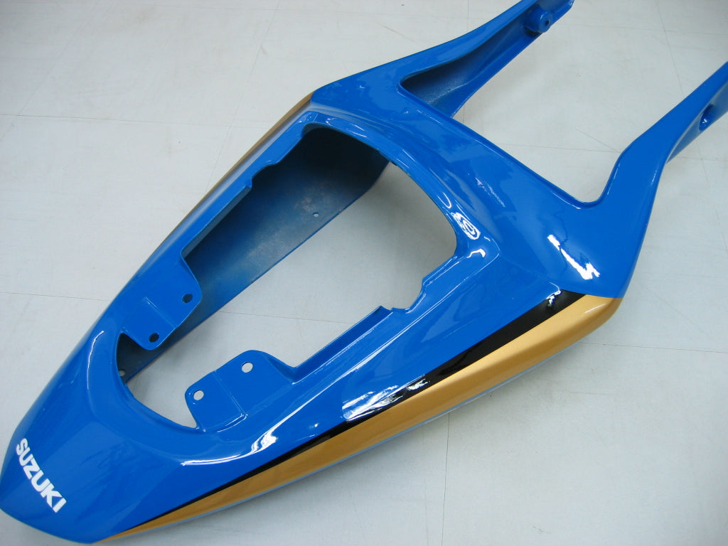 2003-2004 GSXR1000 Carénage de carrosserie Noir Bleu ABS Plastiques moulés par injection Ensemble générique