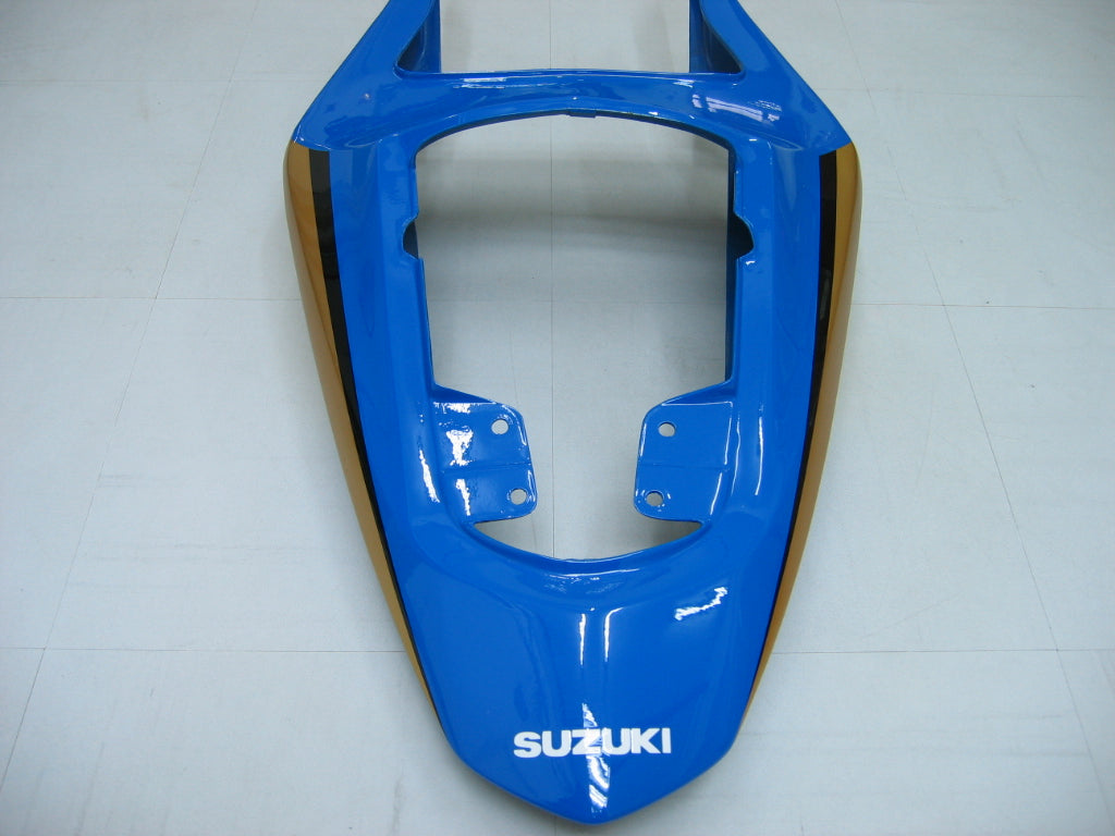 For GSXR1000 2003-2004 Bodywork Fairing Black Blue ABS Injection Molded Plastics Set