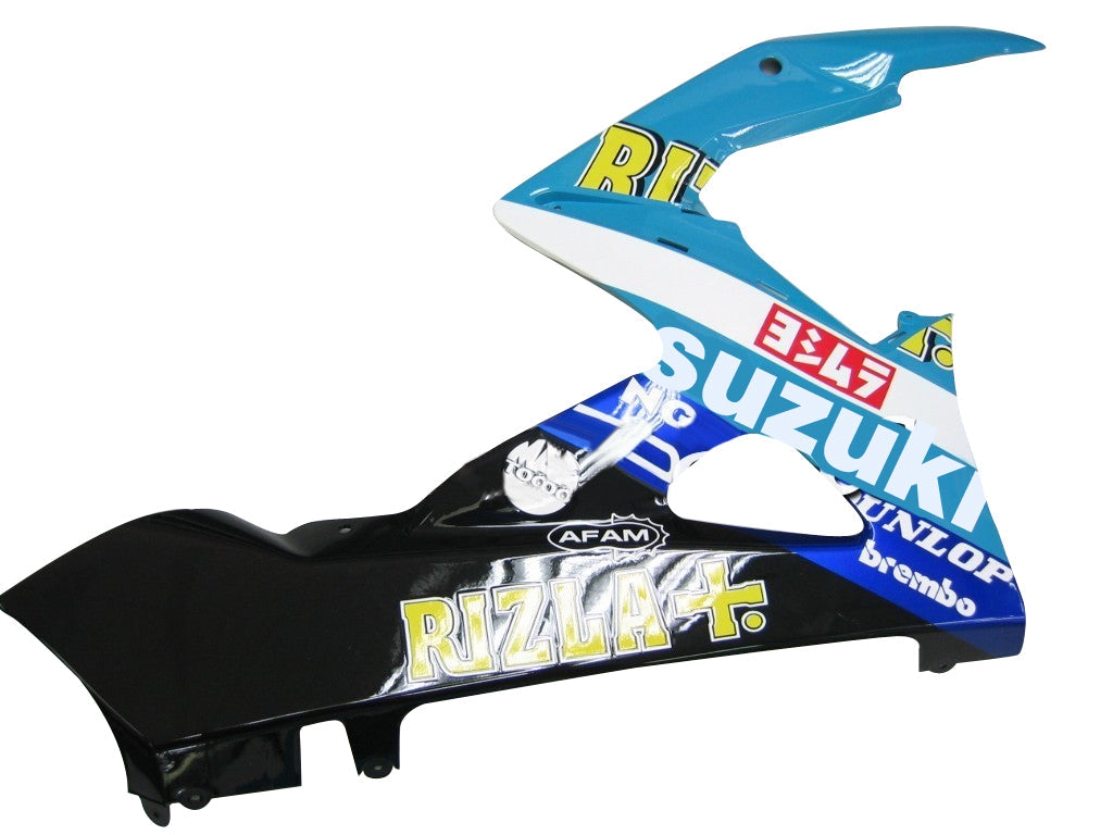 For GSXR1000 2005-2006 Bodywork Fairing Blue ABS Injection Molded Plastics Set