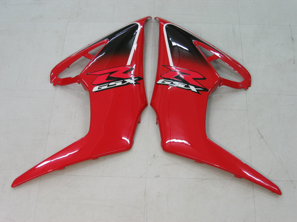 Kit de carénage rouge et noir Suzuki GSXR1000 2005-2006