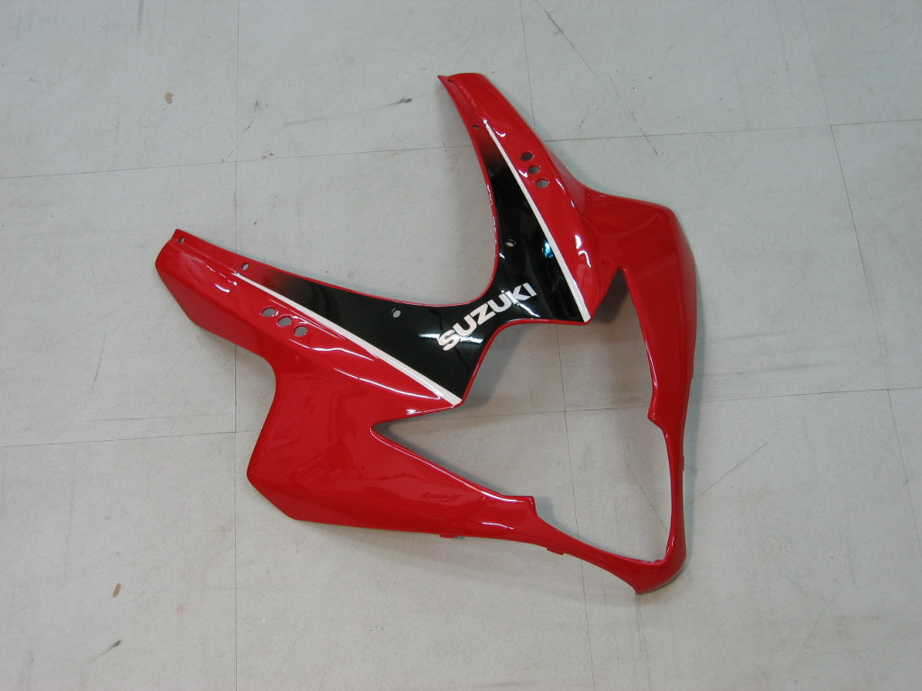 Kit de carénage rouge et noir Suzuki GSXR1000 2005-2006